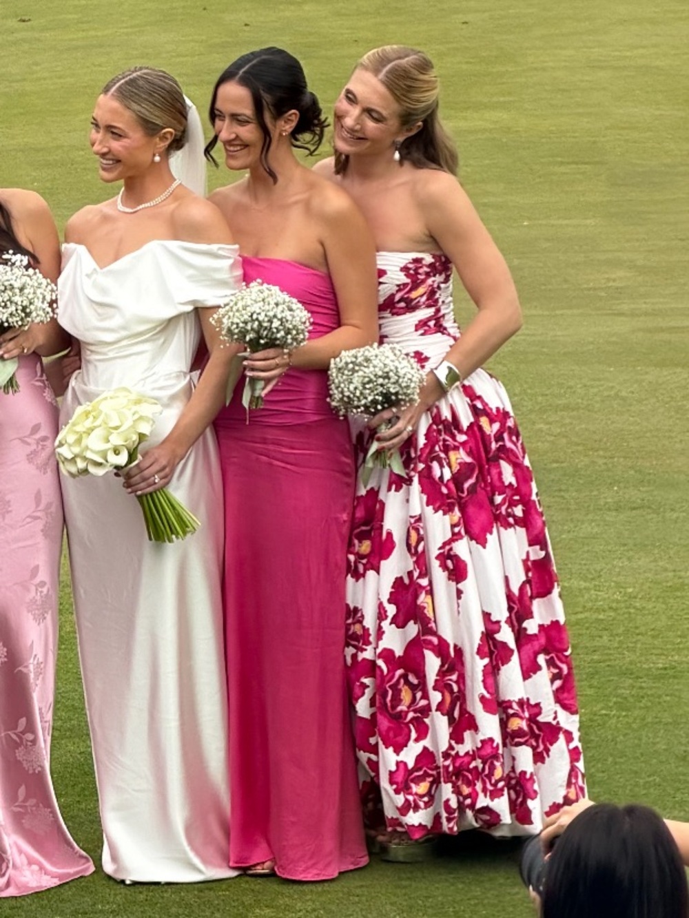 Aje Strapless Pink Floral Ballgown Dress - Picture 10 of 10